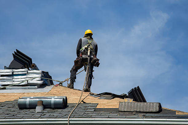 Professional Flat Roof Repair technician working in Norwood, NC